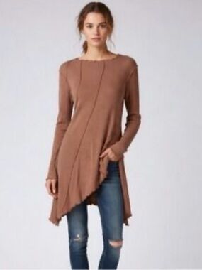 We The Free x FP Asymmetrical Swing Tunic M